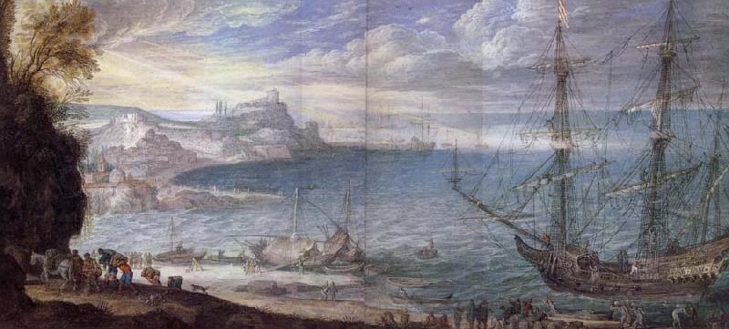 Baur,Johann Wilhelm Marine oil painting picture